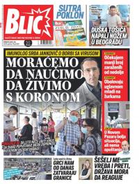 Blic - broj 8389, 6. jul 2020.