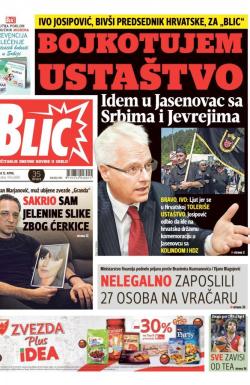 Blic - broj 6883, 12. apr 2016.