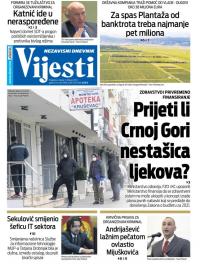 Vijesti - broj 8198, 3. feb 2021.