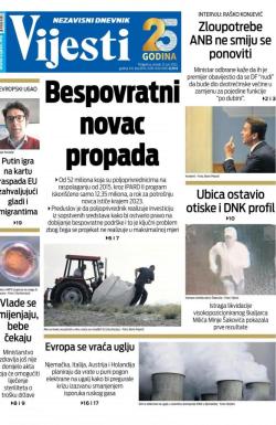 Vijesti - broj 8689, 21. jun 2022.