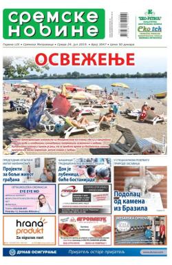 Sremske Novine - broj 3047, 24. jul 2019.