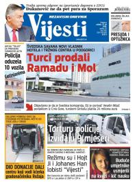 Vijesti - broj 6587, 27. jul 2016.