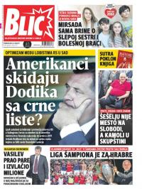 Blic - broj 7727, 20. avg 2018.