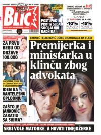 Blic - broj 7378, 29. avg 2017.