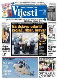 Vijesti - broj 6674, 20. okt 2016.