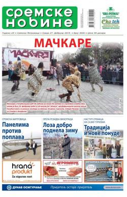 Sremske Novine - broj 3026, 27. feb 2019.