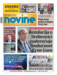 Dnevne novine - broj 3025, 21. jun 2021.