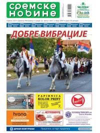 Sremske Novine - broj 2947, 23. avg 2017.