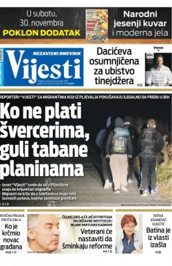 Vijesti - broj 7777, 29. nov 2019.