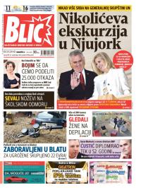 Blic - broj 6327, 23. sep 2014.