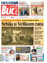 Blic - broj 6269, 27. jul 2014.