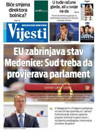 Vijesti - broj 7651, 27. jul 2019.