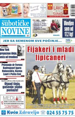 Nove Subotičke novine - broj 25, 23. jun 2017.