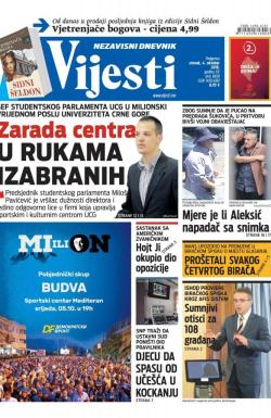 Vijesti - broj 6658, 4. okt 2016.