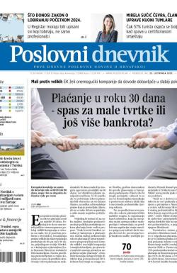 Poslovni Dnevnik - broj 4950, 21. okt 2023.