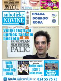 Nove Subotičke novine - broj 28, 11. jul 2014.