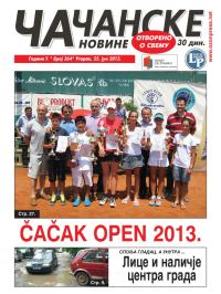 Čačanske novine - broj 364, 25. jun 2013.