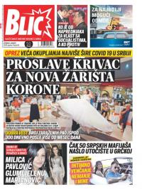 Blic - broj 8418, 4. avg 2020.