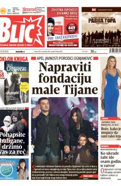 Blic - broj 6016, 9. nov 2013.