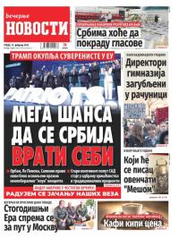 Večernje novosti - broj 5290, 12. feb 2025.