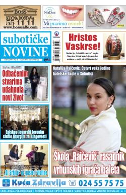 Nove Subotičke novine - broj 15, 10. apr 2015.