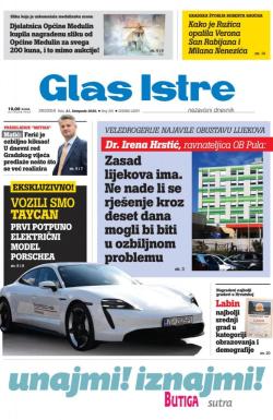 Glas Istre - broj 291, 21. okt 2020.