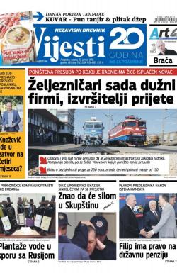 Vijesti - broj 7112, 27. jan 2018.