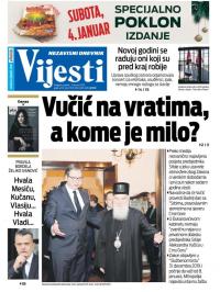 Vijesti - broj 7810, 3. jan 2020.