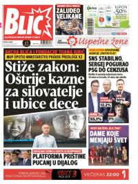 Blic - broj 7922, 8. mar 2019.