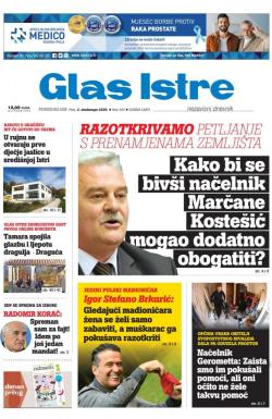 Glas Istre - broj 302, 2. nov 2020.