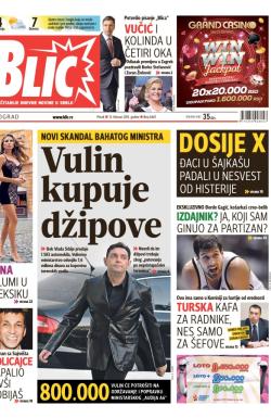 Blic - broj 6467, 13. feb 2015.