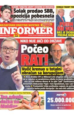 Informer - broj 3904, 13. feb 2025.