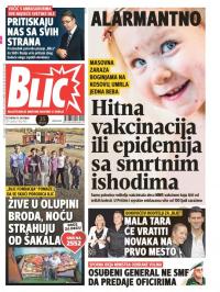 Blic - broj 7429, 19. okt 2017.