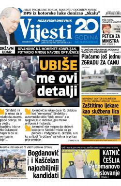 Vijesti - broj 6992, 8. sep 2017.