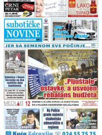 Nove Subotičke novine - broj 47, 25. nov 2016.