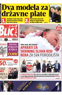 Blic - broj 6845, 5. mar 2016.