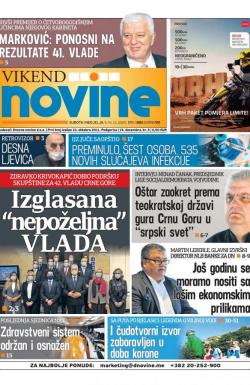 Dnevne novine - broj 2855, 5. dec 2020.