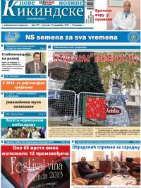 Nove kikindske novine - broj 176, 12. dec 2013.