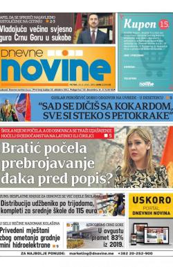 Dnevne novine - broj 3076, 20. avg 2021.