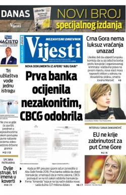 Vijesti - broj 8213, 18. feb 2021.