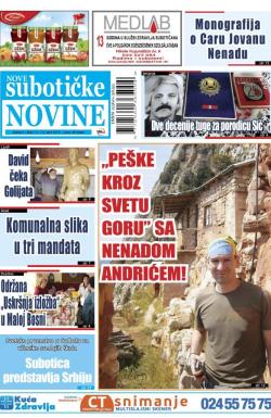 Nove Subotičke novine - broj 111, 12. apr 2019.