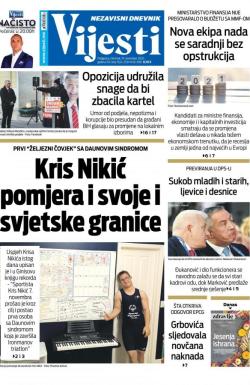 Vijesti - broj 8125, 19. nov 2020.