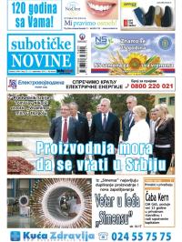 Nove Subotičke novine - broj 37, 13. sep 2013.