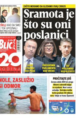 Blic - broj 6938, 8. jun 2016.