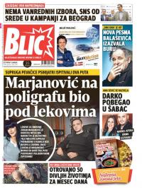 Blic - broj 7510, 11. jan 2018.