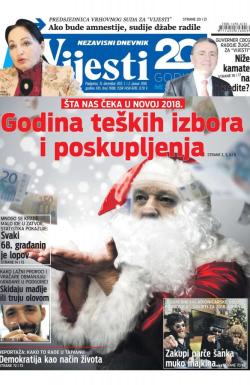 Vijesti - broj 7106, 31. dec 2017.