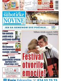 Nove Subotičke novine - broj 29, 21. jul 2017.