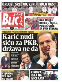 Blic - broj 7379, 30. avg 2017.