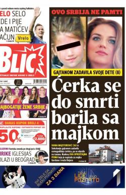 Blic - broj 6843, 3. mar 2016.