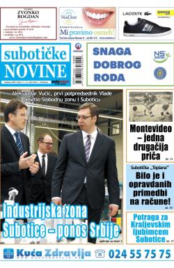 Nove Subotičke novine - broj 11, 13. mar 2014.